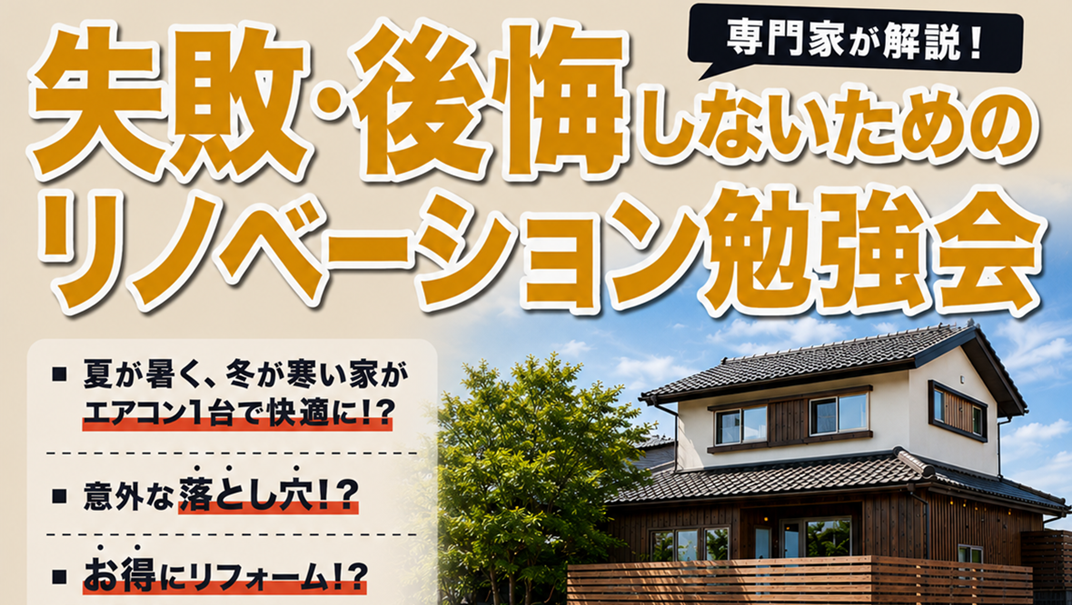 失敗・後悔しないためのリノベーション勉強会