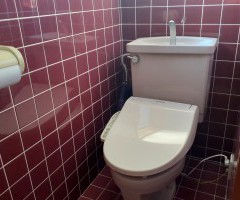 トイレは冷えを感じやすいタイル張り